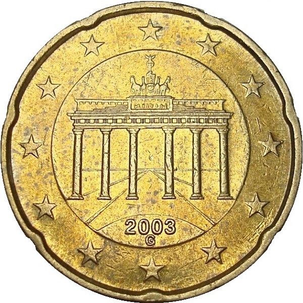 Германия 20 Евро цент