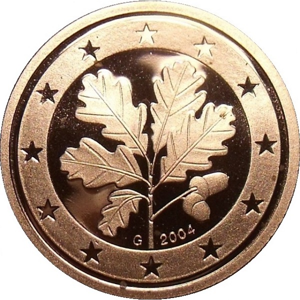 Германия 1 Евро цент