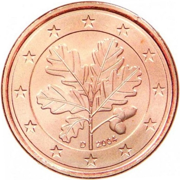 Германия 5 Евро цент