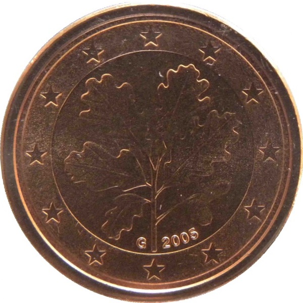 Германия 1 Евро цент