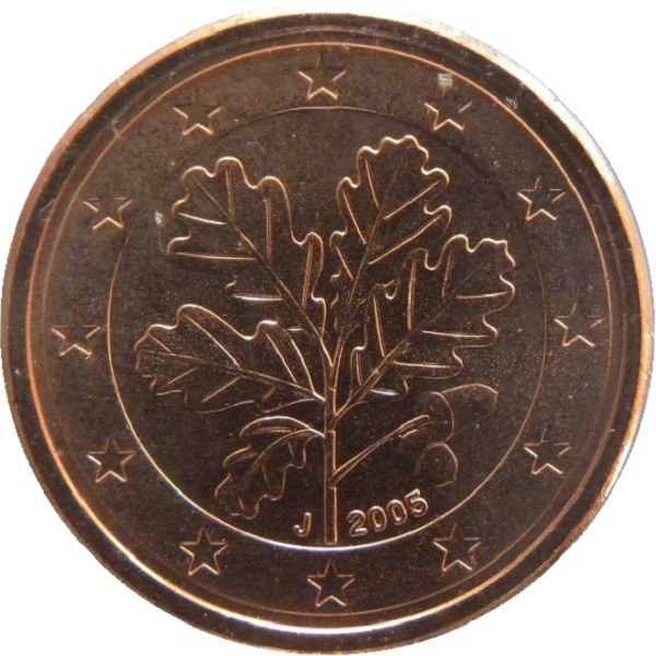 Германия 1 Евро цент