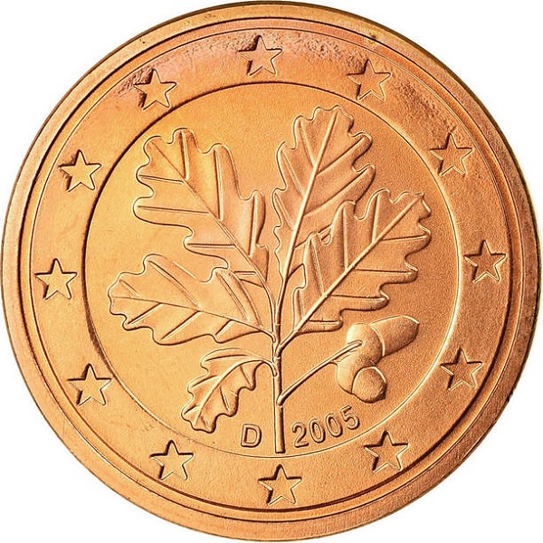 Германия 5 Евро цент