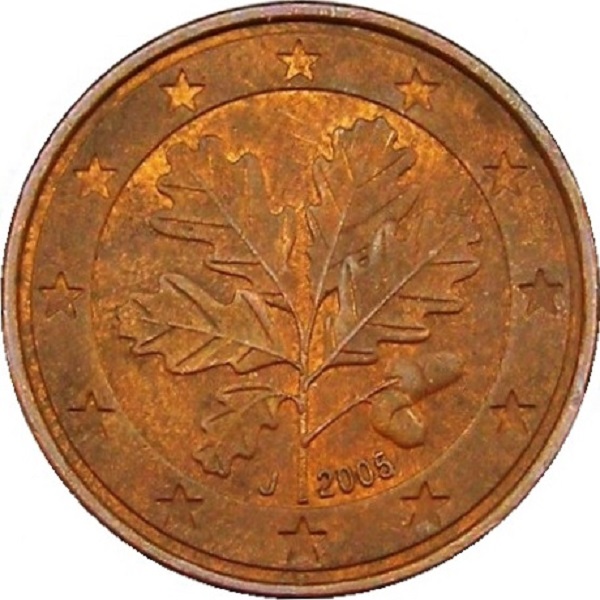 Германия 5 Евро цент