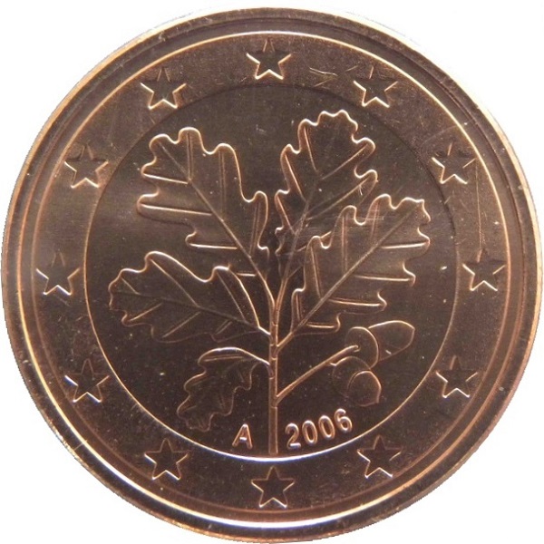 Германия 1 Евро цент