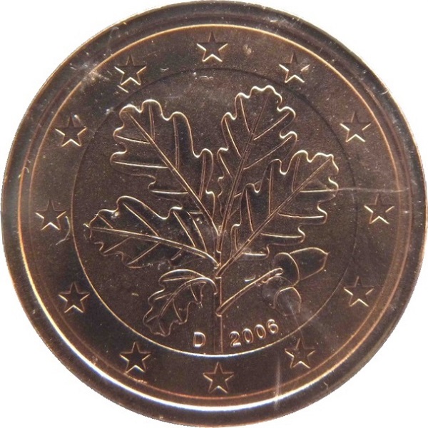 Германия 1 Евро цент