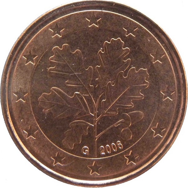 Германия 5 Евро цент