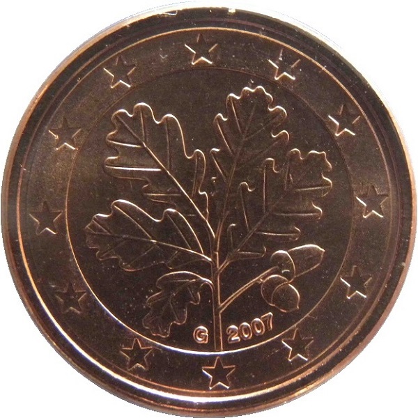 Германия 1 Евро цент