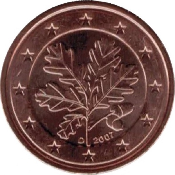 Германия 1 Евро цент