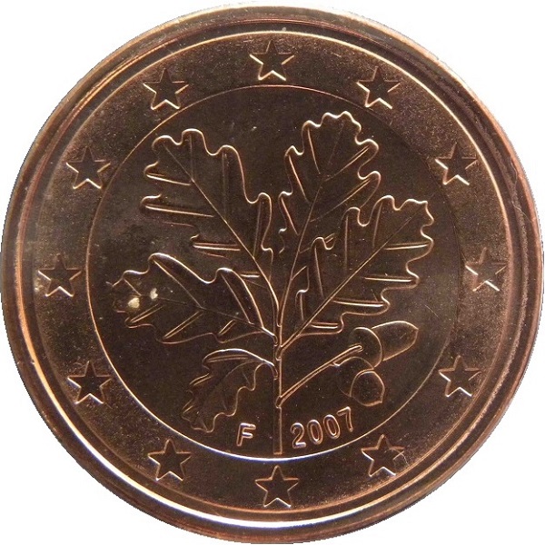 Германия 5 Евро цент