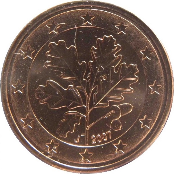 Германия 5 Евро цент