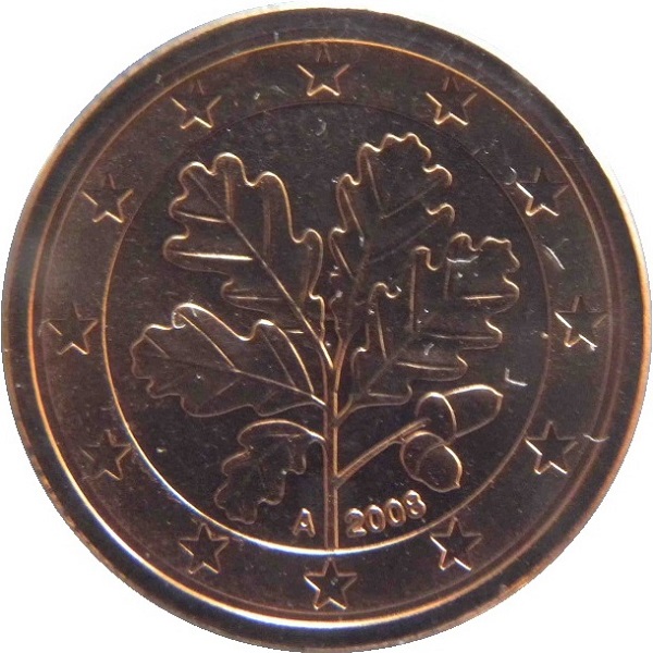 Германия 1 Евро цент