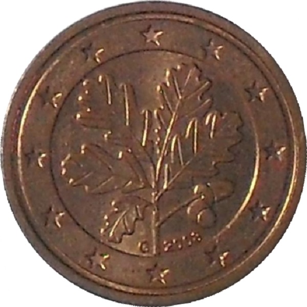 Германия 1 Евро цент