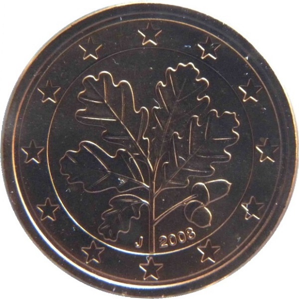 Германия 1 Евро цент