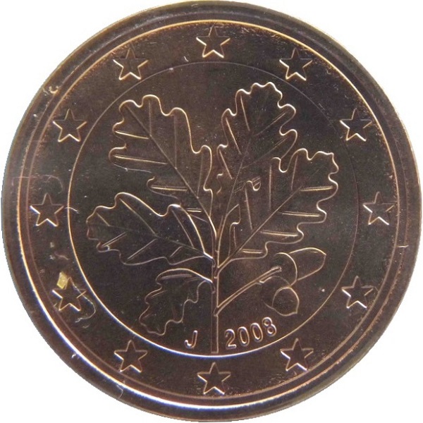 Германия 5 Евро цент