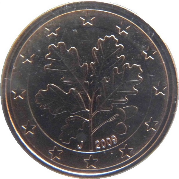 Германия 5 Евро цент