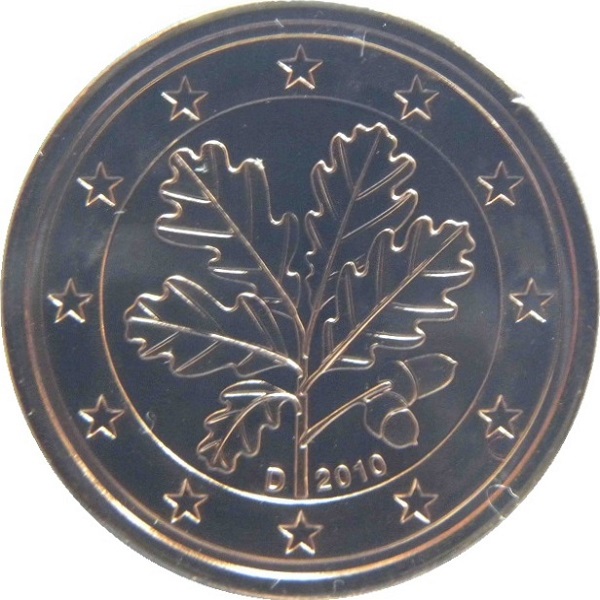 Германия 1 Евро цент