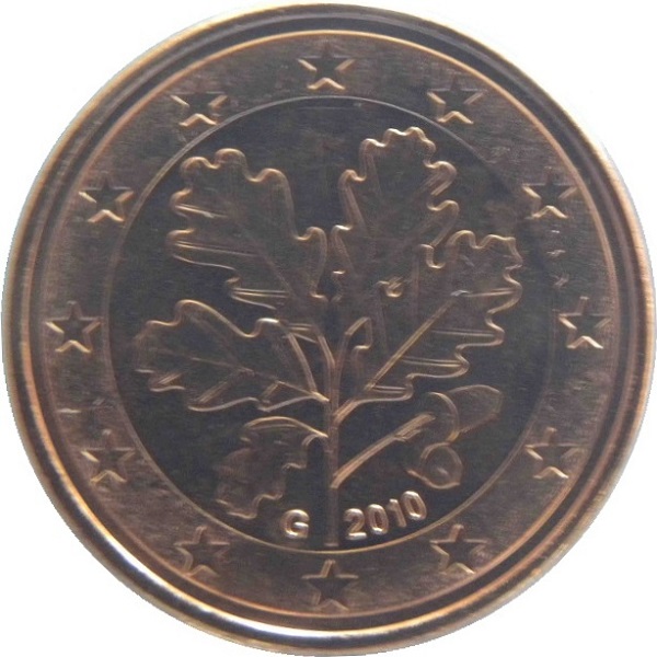 Германия 5 Евро цент