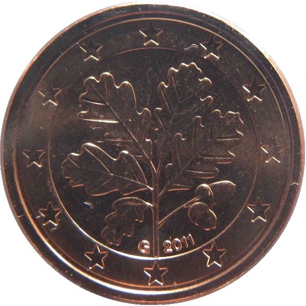 Германия 1 Евро цент