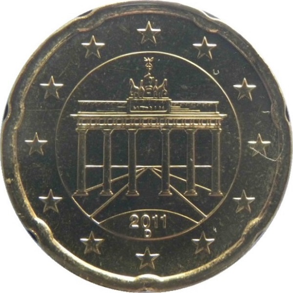 Германия 20 Евро цент