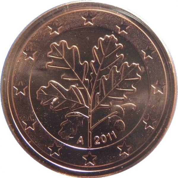 Германия 5 Евро цент