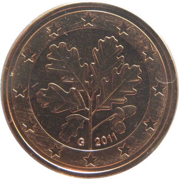 Германия 5 Евро цент