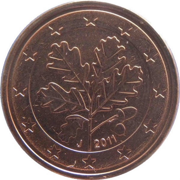 Германия 5 Евро цент