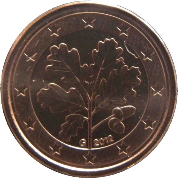 Германия 1 Евро цент