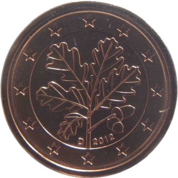 Германия 1 Евро цент