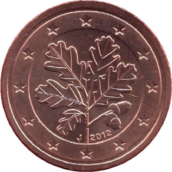 Германия 2 Евро цент