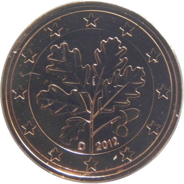 Германия 5 Евро цент