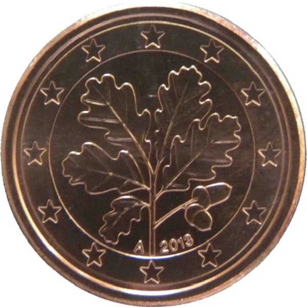 Германия 1 Евро цент