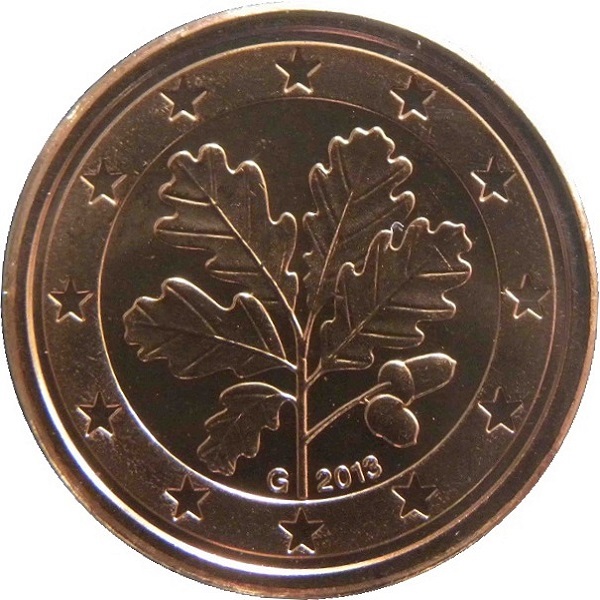 Германия 1 Евро цент