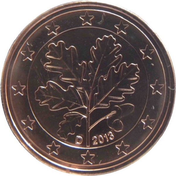 Германия 5 Евро цент