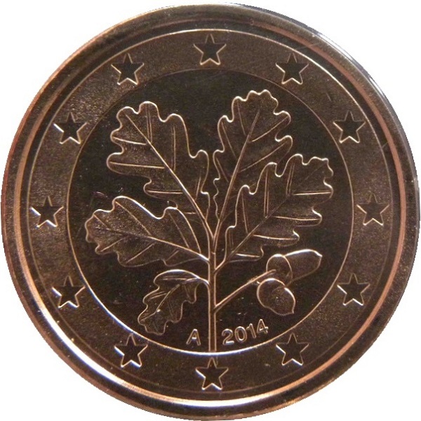 Германия 1 Евро цент