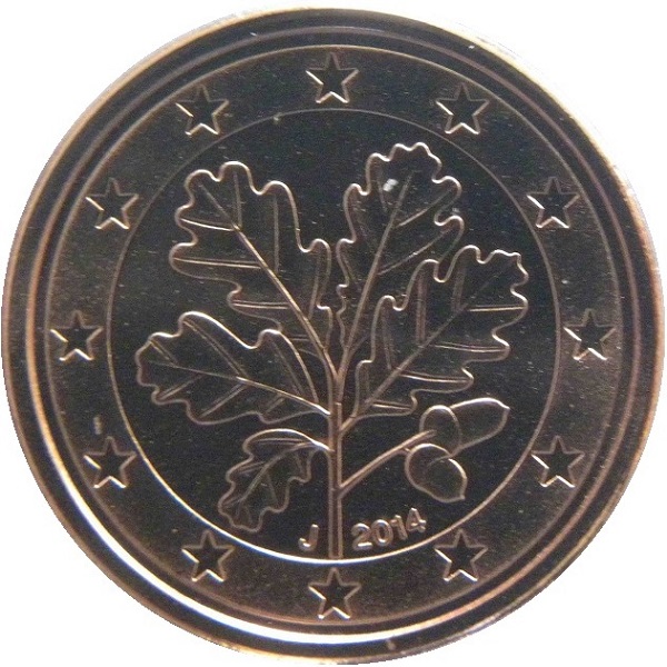 Германия 1 Евро цент