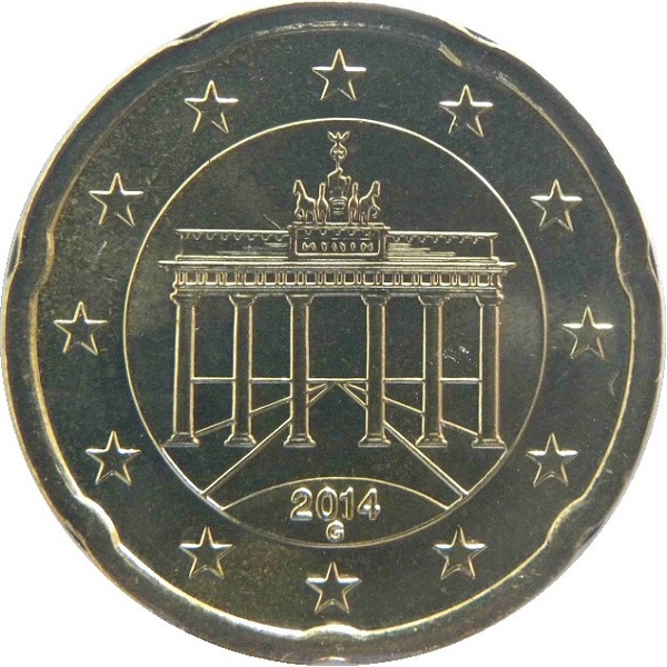 Германия 20 Евро цент