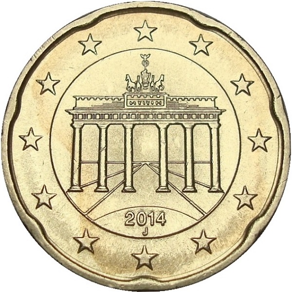 Германия 20 Евро цент