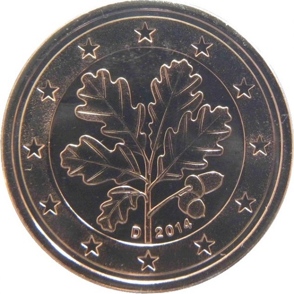 Германия 1 Евро цент