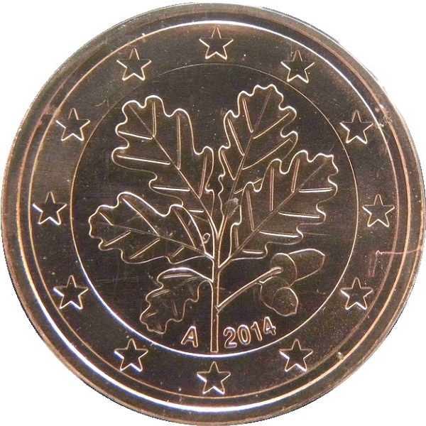 Германия 5 Евро цент