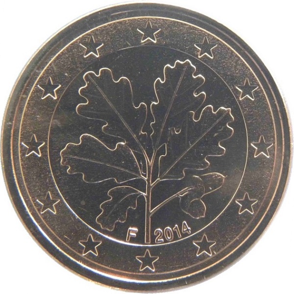 Германия 5 Евро цент