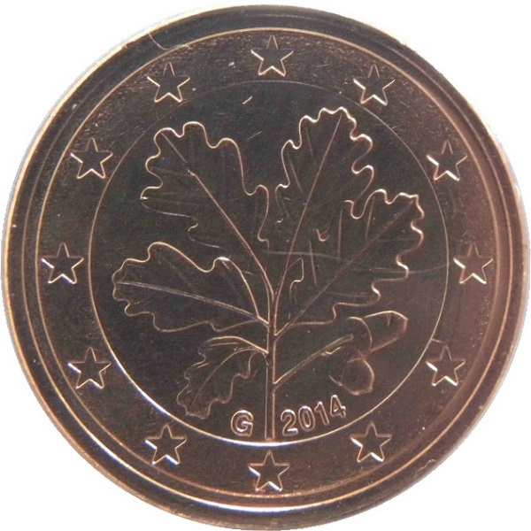 Германия 5 Евро цент