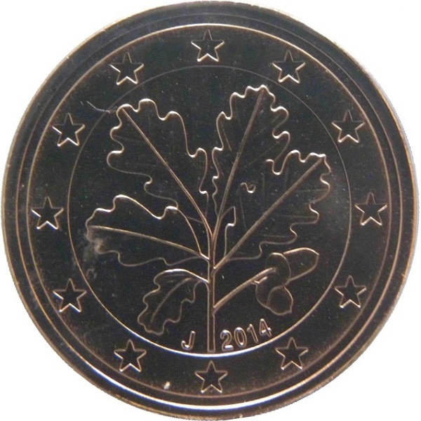 Германия 5 Евро цент