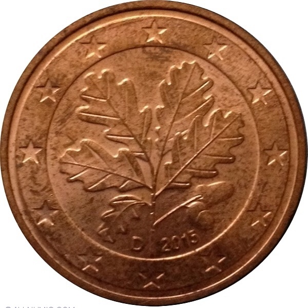 Германия 5 Евро цент