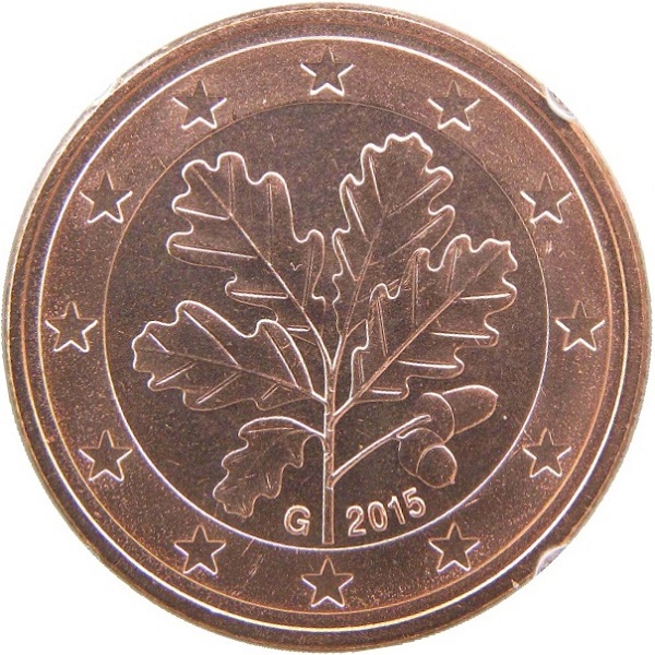 Германия 5 Евро цент