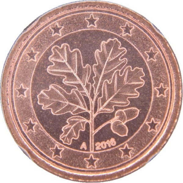 Германия 1 Евро цент