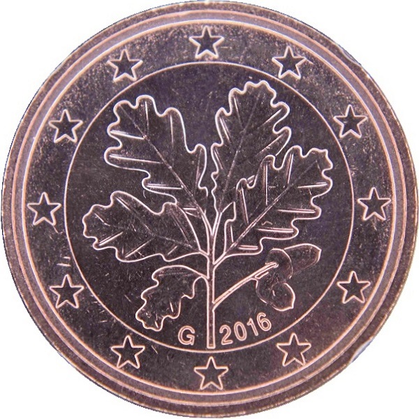 Германия 5 Евро цент