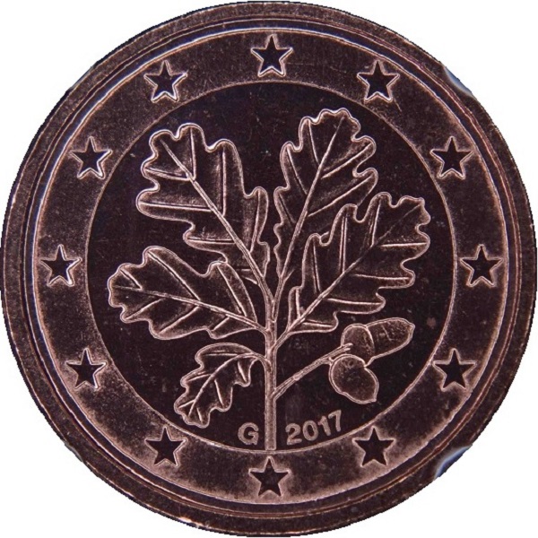 Германия 1 Евро цент