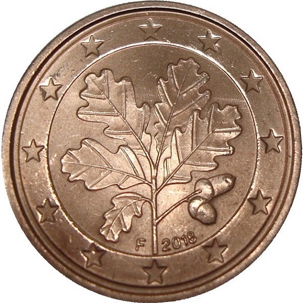 Германия 1 Евро цент