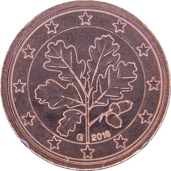 Германия 1 Евро цент