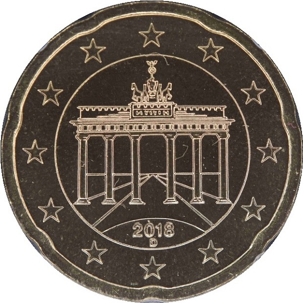 Германия 20 Евро цент